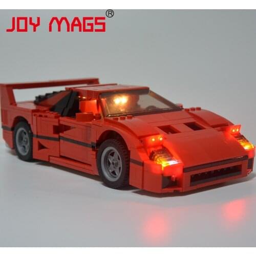 JOY MAGS Only Led Light Kit For 10248 Creator Series F40 Car Compatible with 21004/10567 , NO Building Blocks Model