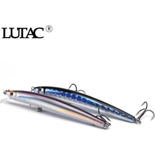 LUTAC 100mm 7.5g 5PCS/Lot Swimbaits Bass Big Fish Fishing lure Floating Wobblers Hard bait Crankbait Minnow Lure Fishing tackle