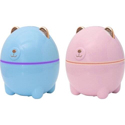 Mini Air Humidifier 220ml Aroma Essential Oil Diffuser USB Charging Ultra Low Noise Purifier Cute Mist Maker for Home Car #W0