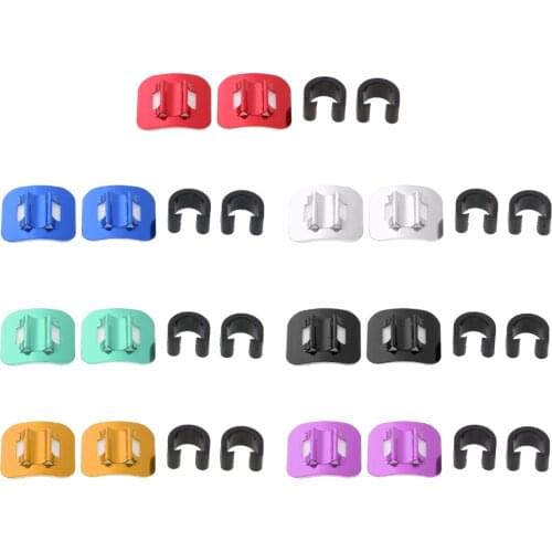 2 PCS Bike Stick-on Guide Line Clips Shifter Cable Clip Fixed Mountain Bike Wire Holder