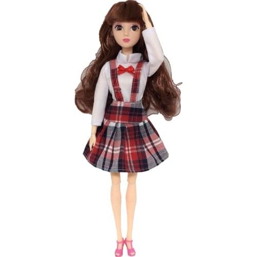 New 30cm Doll Movable Joints Dolls Makeup Casual Wear Clothes with Shoes Doll Accessories Toy for Girls Gift