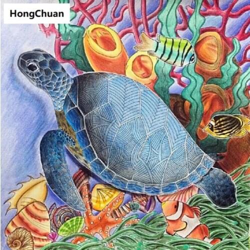 New Year cute turtle 5D DIY square/round diamond painting cross stitch home decoration gift mosaic diamond embroidery