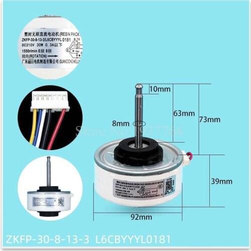 New for air conditioner motor RD-310-13-8 WZDK13-38G-1 ARW7629AC ZKFP-30-8-13-3 L6CBYYYL0181 Fan motor good working