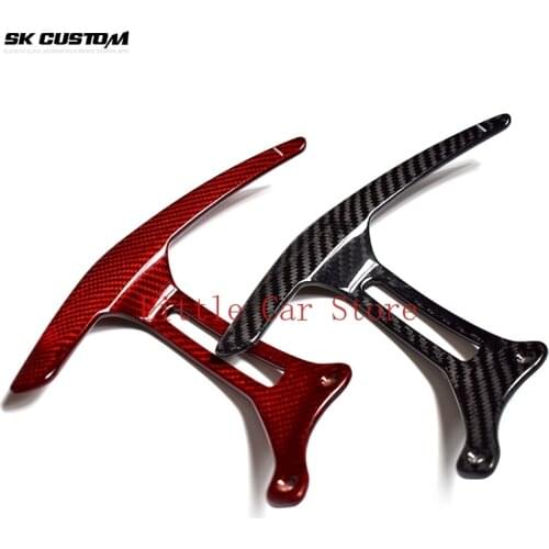 For Ferrari 458 ITALIA SPIDER F12 Replacement Steering Wheel Shift Paddle Carbon Fiber Modification