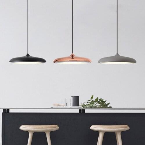 Modern Personality Round Restaurant Clothing Store Bar Indoor Decoration Colorful LED Pendant Lighting Home Hanging LED Lamp