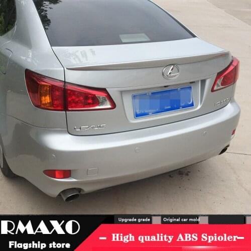 For LEXUS IS250 IS300 IS350 Spoiler 2006-2011 High Quality ABS Material Car Rear Wing Primer Color Rear Spoiler