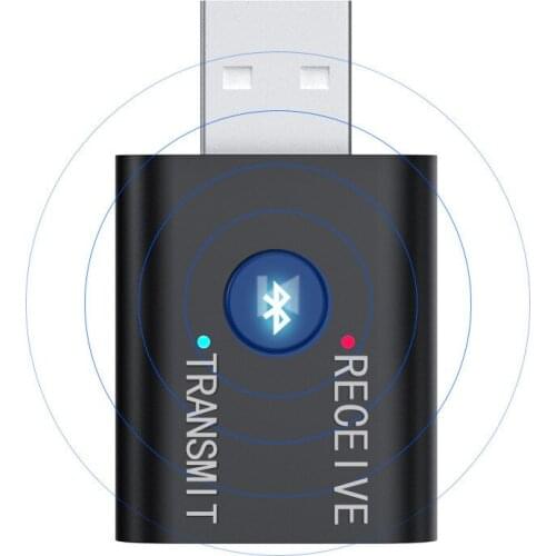USB Bluetooth-compatible Receiver 5.0 Dongle Adapter Three In One Audio Transmitter Bluetooth-compatible Laptop TV Transmitter