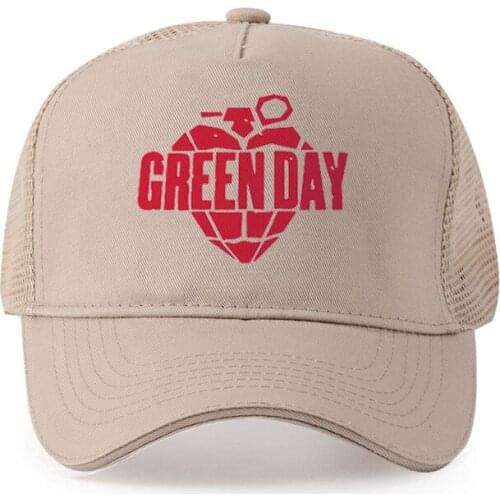 High quality pure cotton Men band Green Day Logo Printed Baseball cap Fashion Style cap women