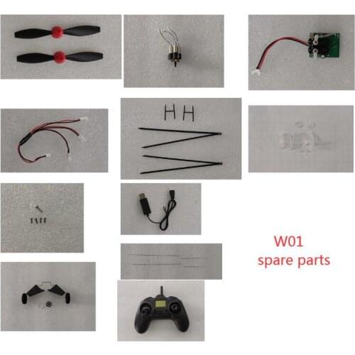 YU XIANG W01 (J3-CUP) EPP RC Airplane spare parts Propeller Motor Receiving board landing gear Support rod Screw charger remote
