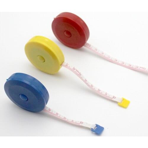1pc Portable Retractable Ruler Centimeter Belt Children Height Ruler Centimeter Inch Roll Tape 150cm/60"Measuring Tape Measure