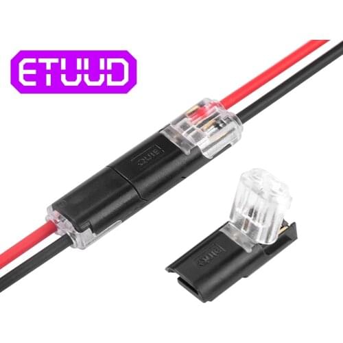 10Pcs/Set Scotch Lock Quick Splice Terminal 22-20 AWG Wire Connector 2PIN Opposite Conductor Terminal Block High Quality