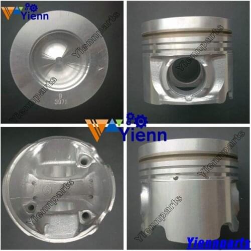 4JJ1 4JJ1T Piston 8-97376-397-1 with pin and clips For ELF Light Truck 4JJ1T diesel engine repair parts