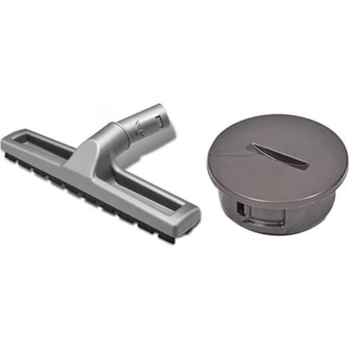 2 Pcs Vacuum Cleaner Accessories: 1 Pcs Triggerhead End Cap & 1 Pcs Floor Brush