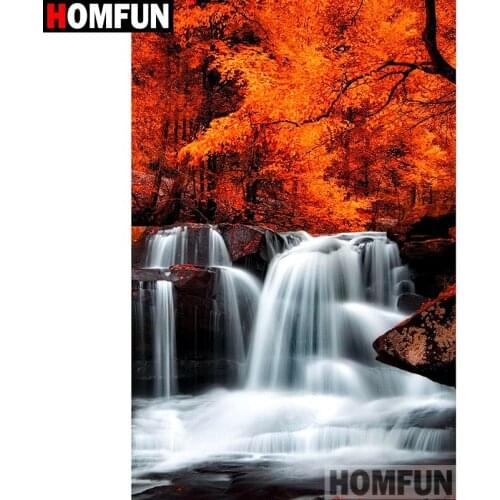 HOMFUN Full Square/Round Drill 5D DIY Diamond Painting "beautiful scenery" Embroidery Cross Stitch 3D Home Decor Gift A11829