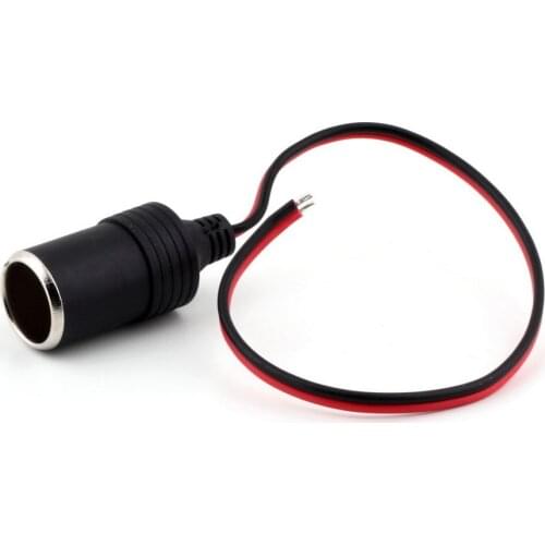 Automobile Universal DC Female Car Vehicles Cigarette Lighter Socket Extension Plug Connector Power Adapter Cable 12V/24V Socket