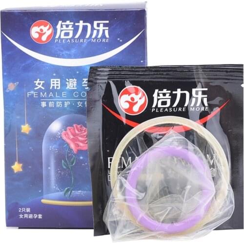 2pcs G Spot Large Condom for Man Delay Sex Condoms Intimate Erotic Toy for Men Safer Contraception Female Condom