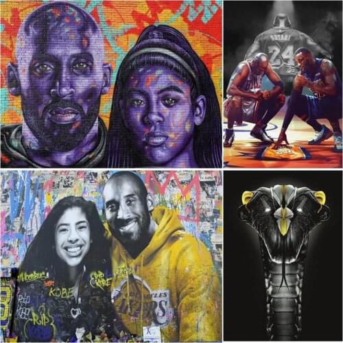 Great Basketball Player idol Kobe Bryant Living Room Decoration Mosaic Diamond Painting Hot Sale