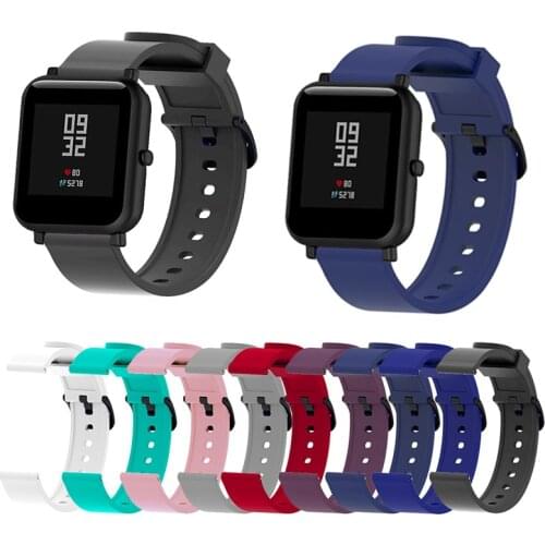 Wrist Bracelet For Amazfit GTS 2 Mini / 2e Silicone Sports Wristband Correa For Huami Amazfit Bip S/U/Pro/Lite Smart Watch Strap