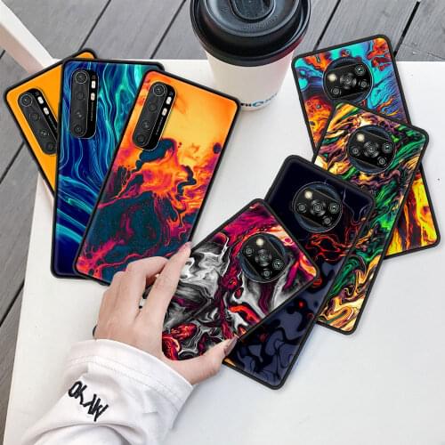 Black Soft Phone Case For Xiaomi Mi Poco X3 NFC 10T Pro 5G 11x M3 Note 10 Lite 9T 11 A2 F1 Protect Cover Rose Pink Bling Novelty