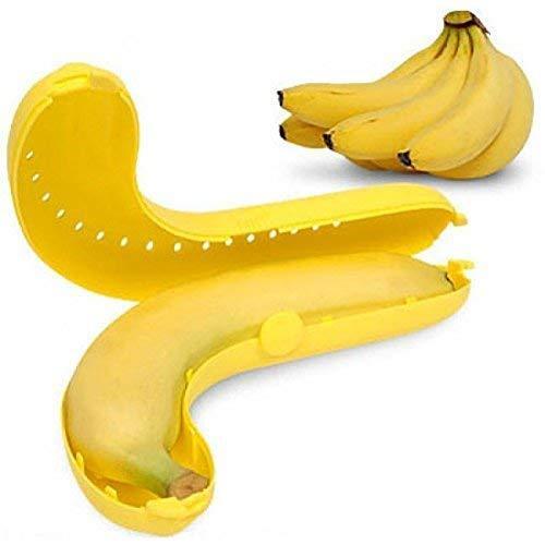 Banana Box Fruit Banana Keeper Protector Box Holder Lunch Plastic Box Container Storage Fruit Saver Food Travel Protector