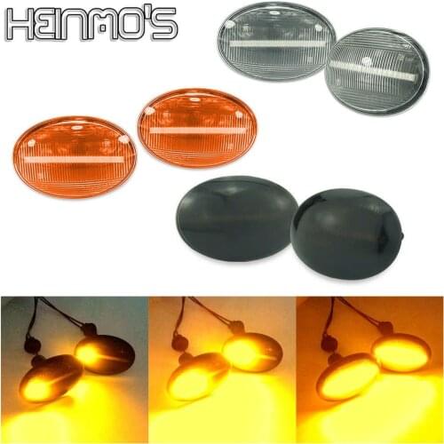 Dynamic LED Side Marker Turn Signal Lights For Mini Cooper R55 R56 R57 R58 R59 2007-2013 Flowing Side Repeater Lamps Indicator