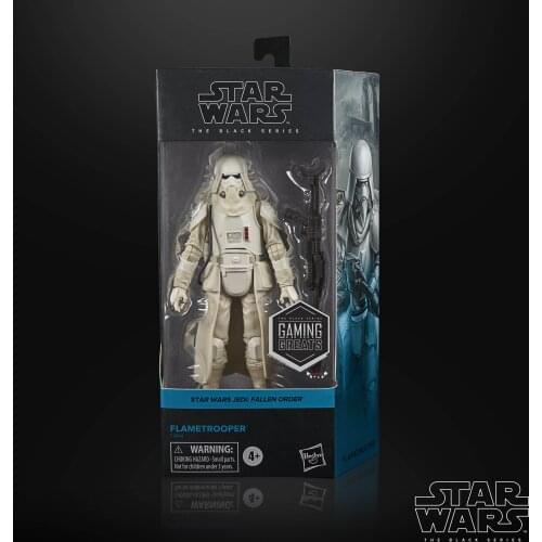 Star Wars Jedi Fallen Order Flametrooper 6" Action Figure Original Black Series Gaming Greats Exclusive Toys Doll Model
