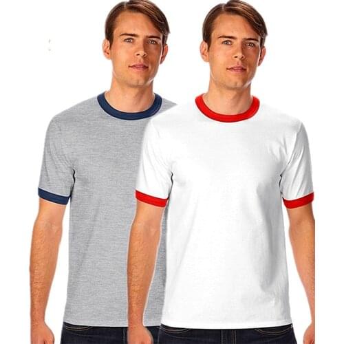 YESMOLA 100% Cotton T Shirt Men Short Sleeve Solid Color T Shirts Hot Summer High Quality Raglan T-shirt Simple Casual Men Tees