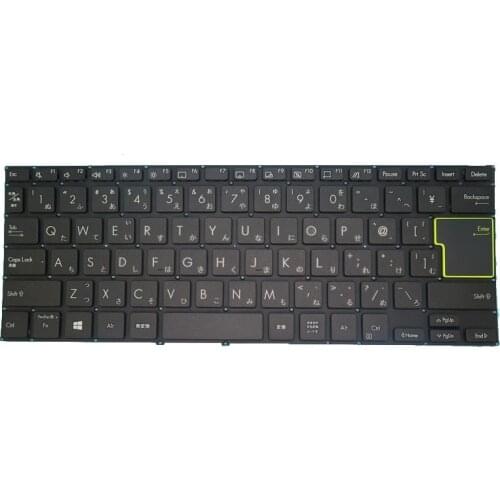 Laptop Keyboard For ASUS D413DA Without Frame Black Japanese JP