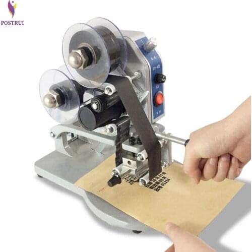 Manual Hot Foil Stamp Date Coder Label Printer DY-8 Ribbon Coding Machine 220V