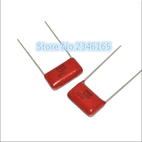 10 PCS/LOT CL21/400 v, 334, 330 nf CBB capacitor 0.33 UF feet distance of 15 mm 400V 334J