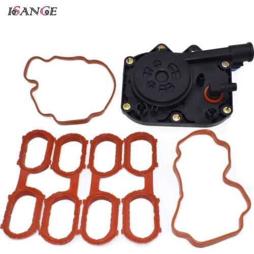 ISANCE Vaccum Control Valve Intake Manifold Cover +Gasket Kit For BMW E31 E38 E39 540i 740i 740iL 840Ci 1996 1997 1998-2003