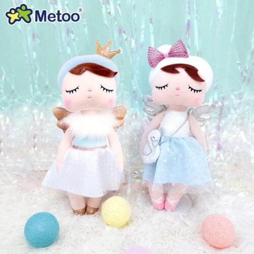 Original Metoo Dolls Stuffed Toys For Girl Baby Beautiful Swan Angel Angela Soft Plush Animals For Kids Infant Newest