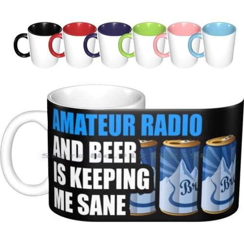 Amateur Radio Ceramic Mugs Coffee Cups Milk Tea Mug Amateur Radio Amateur Radio Design Amateur Radio Funny Amateur Radio