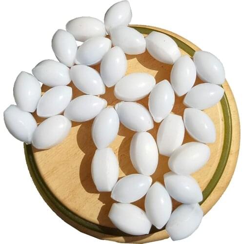 Magnetic Stirrer Stir Bar PTFE Magnetic Mixer Stir Bars (Olive shape,A6x10mm 10PCS )
