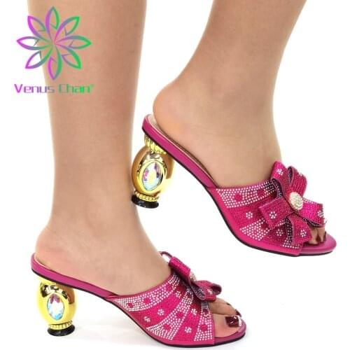 New Arrival Ladies Shoes and Sandals Wedding Shoes for Women Bride Italian Women Wedding Shoes Decorated with Rhinestone