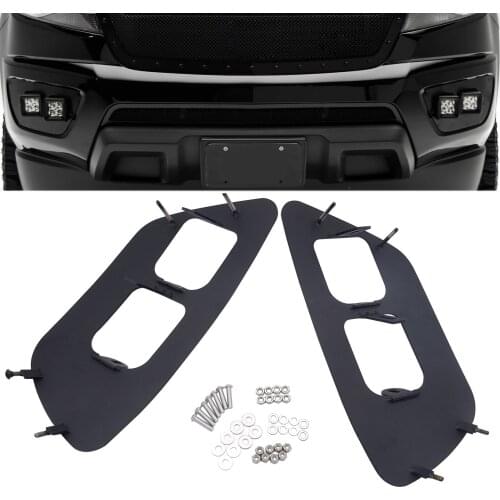 Front Hidden Bumper Fog lamp Mounting Brackets Fit Chevrolet Colorado 2015-2019 and GMC Canyon 2015-2019