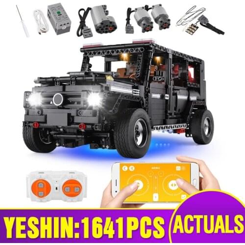 MOULD KING 13070 APP High-Tech Toys Compatible With MOC-2425 G500 AWD Wagon Car Model Building Blocks Brick Kid Christmas Gift