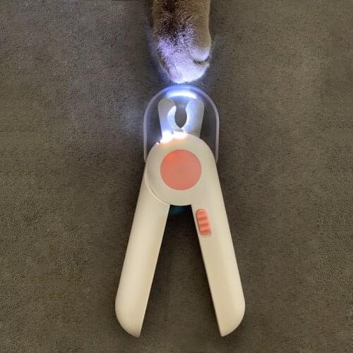 Professional Pet Nail Tools Scissors Pet Dog Cat Nail Clippers LED Light Nail Trimmer for Animals Pet Supplie Corta Uñas Perro