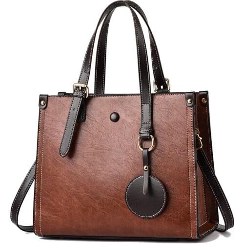 Women Retro Luxury Handbags Letter Designer Bags Female PU Leather Crossboby Bag Fashion Shoulder Bag for Ladies Messenger Bags