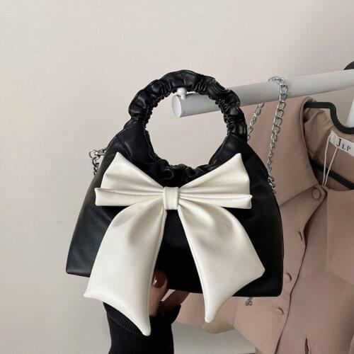 Luxury Handbags Bow Women Messenger Bags Ladies Crossbody Bags for Women Leather Shoulder Bag Female Hoboss Bag Sac Bolsas New