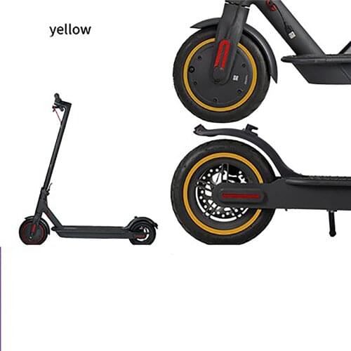 Wheel Reflective Protective Stickers for Ninebot Max G30 Electric Scooter Wheel hub Accessories