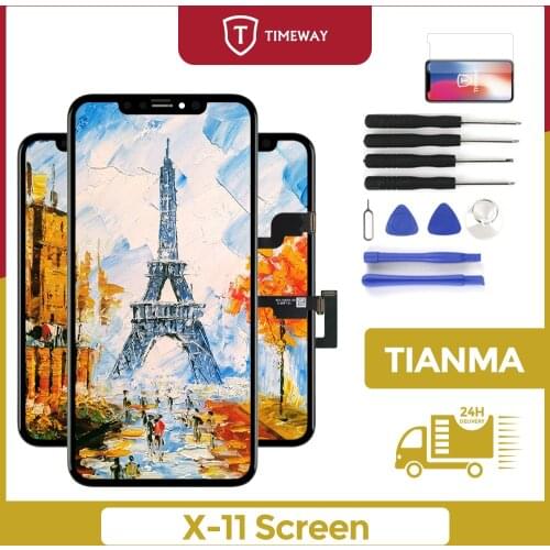 Tianma High Quality Display for iPhone X XS MAX XR LCD with 3D Touch Digitizer Assembly for iPhone 11 Screen Replacement