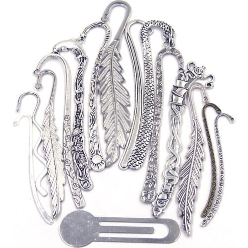 Bookmarks Book mark Dragon Wave Feather Dolphin Teapot Holder School Office Stationery Supply Jewelry Making Findings