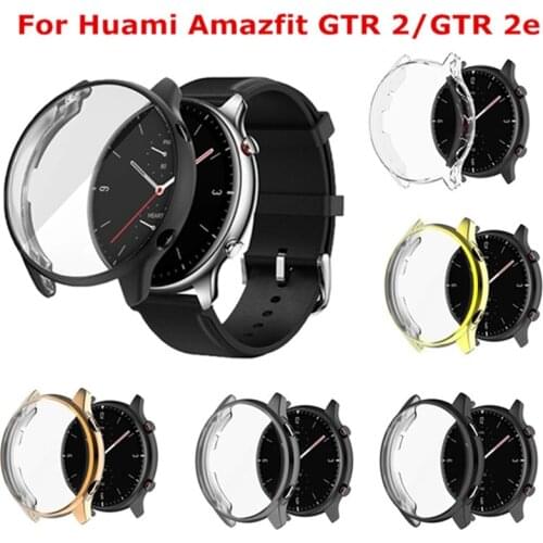 Protective Case For Amazfit GTR 2 GTR 2e Soft TPU Protect Bumper Sleeve Shell For Xiaomi Huami Amazfit GTR2 GTR 2e Cover Cases