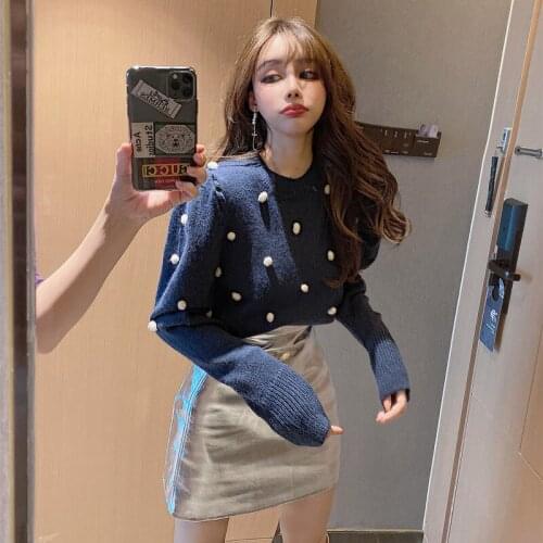 YUZACDWX Knitted Sweater and Skirt Two Piece Set Women Loose Sweater + Skirts 2 Piece Sets Womens Outfits