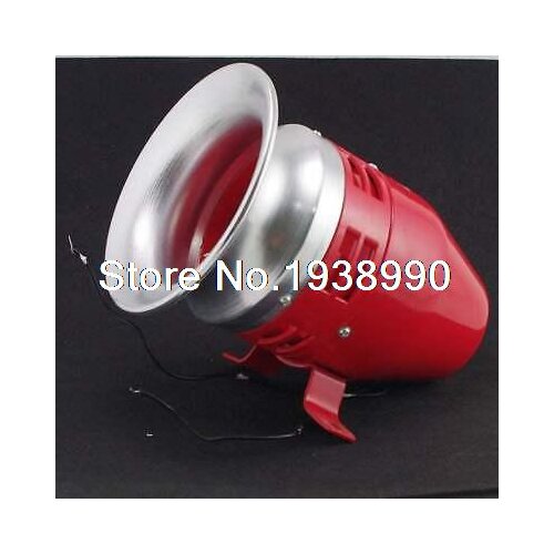 12VDC Motor Driven Air Raid Siren Metal Horn For Industry Boat Alarm MS-390