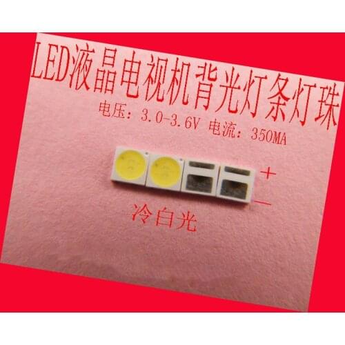200piece/lot FOR repair LCD TV LED Backlight Article lamp SMD LEDs SMT AOT 3030 3V Cold white light emitting diode