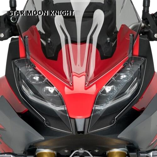 Motorcycle Accessories Headlight Guard Lens Protection Clear Front Lamp Cover For BMW F900XR F 900 XR F900 XR 2020 - 2021