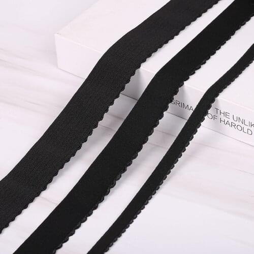 5/10 Yards Polyester Velvet Wave Elastic Band 15mm 20mm For Underwear Garment Sewing Waist Elastic Ribbon Bra Strap Handmade