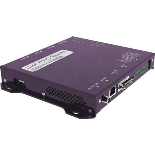 Wireless UHF Integrated Reader 4 Port Passive Tag Long Range Wiegand RFID Reader for Sport Timing System